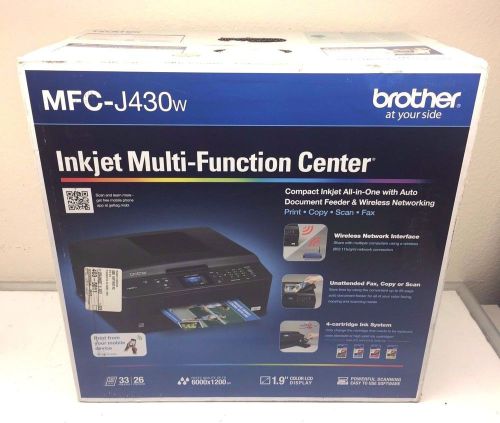 Printer, Brother MFC-J430W Inkjet All-in-One Printer Copier Scanner &amp; Fax