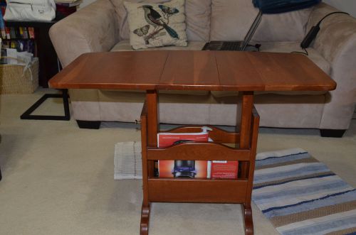 Custom built RV table