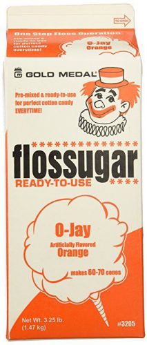 Gold Medal Cotton Candy Sugar Floss (3.25 LBS) (Orange)