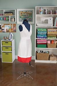 ADJUSTABLE SEWING DRESS FORM MANNEQUIN LARGE FULL FIGURED and MEDIUM SIZE WOMEN