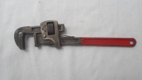 Vintage Adjustable Pipe Wrench SUPER-EGO Made in Spain 14&#034; Pipe Monkey Wrench