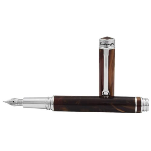 Montegrappa Espressione Marbled Brown Medium Fountain Pen ISEPC3AW