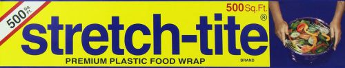Stretch-Tite Premium Plastic Food Wrap, 500 Sq. Ft. Roll