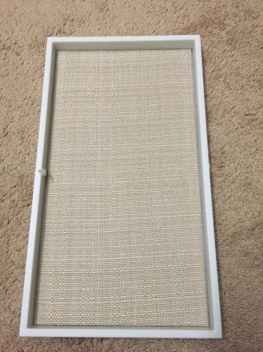 6 Jewelry Display Trays, White And Linen