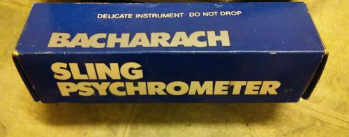 Vintage 1975 Bacharach Sling Psychrometer 12-7011 Mercury Fahrenheit