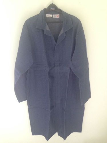 Steel grip inc blue flame resistant jacket 2xl xxl fr-8 lab coat welding blowout for sale