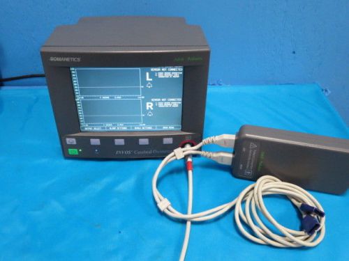 Somanetics 5100B Cerebral Monitor with preamplifier and connecting cables