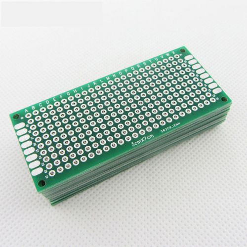 New 5pcs/lot Double Side 3 x 7cm Prototype PCB Universal Printed Circuit Board