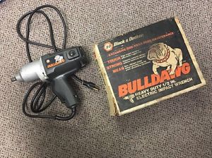 USED BLACK &amp; DECKER BULLDAWG ELECTRIC IMPACT WRENCH #6513 1/2&#034; *TESTED*