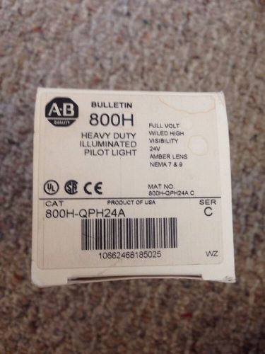 Allen Bradley 800H-QPH24A.  Series C.  NIB