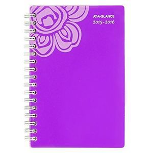 At-A-Glance AT-A-GLANCE Weekly / Monthly Pocket Planner, Good Vibrations Design,
