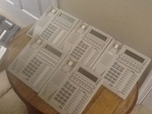 LOT OF (5) DTERM  SERIES NEC ETE-16D-2 DISPLAY PHONES 560151