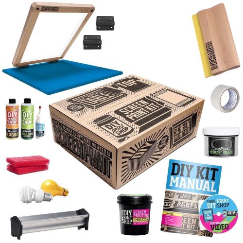 Starter Kit DIY Silk Screen Printing Supplies At Home Software Starter Press New