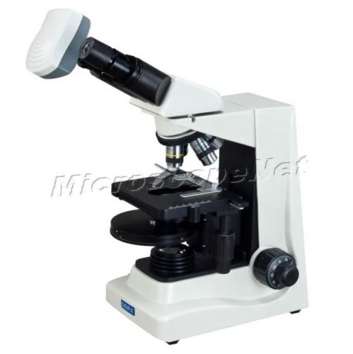 1600x digital compound siedentopf microscope+turret phase contrast+9.0mp camera for sale