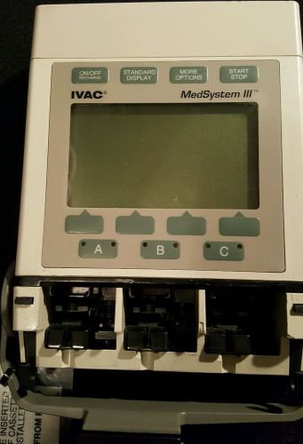 Ivac  alaris medsystem iii 2860 series infusion pump free shipping for sale