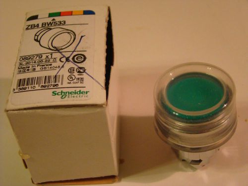 New in box , schneider ZBEW533 PUSHBUTTON, OPERATOR, GREEN , MADE IN fRANCE