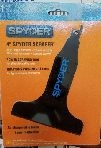 NEW Spyder 4&#034; Power Scraper   Universal Reciprocating Saw Attachment Free Ship