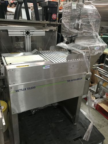 Mettler toledo solo max wrapping and weighing station labeler 706 auto labeler for sale