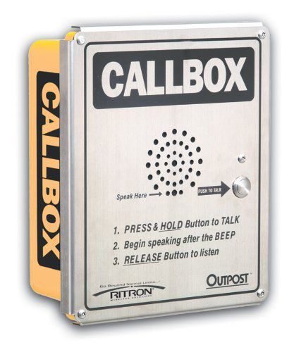Ritron RQX-451-XT UHF Callbox, Outdoor enclosure, 1 channel, 1 or 2 watt, narrow