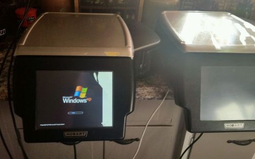 Hobart HLXWM Deli Scales with Printer,For parts or repair. 2 Complete Units