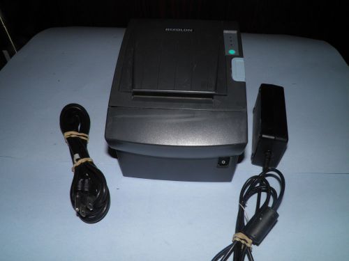 Samsung bixolon srp-350 serial pos thermal receipt printer usb w power &amp; usb cab for sale