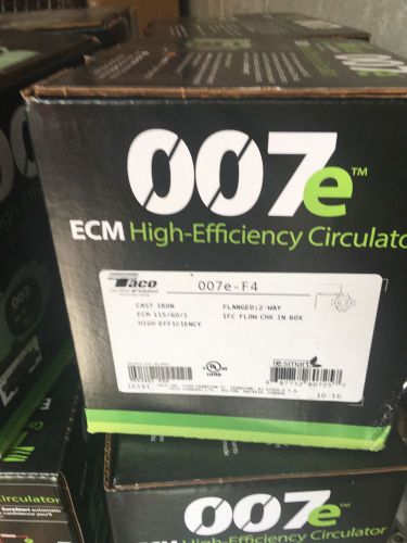 5-Taco 007E-F2 ECM High-Efficiency Cast Iron Circulator With IFC, Variable Speed