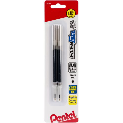 EnerGel Gel Pen Refill Ink for .7mm Needle Tip Pen 2/Pkg-Black 072512232361