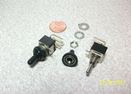 Toggle Switch 1/4&#034; Mount - 250V - 6A  M113 Selling Two Per Listing ~ SR-9