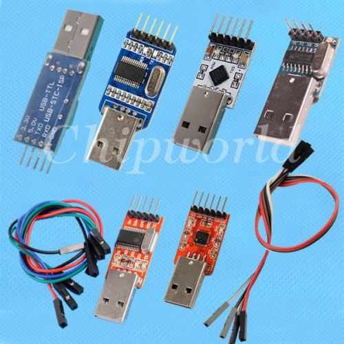 USB to TTL Module Serial Converter Adapter CP2102 PL2303 PL2303HX CH340 STC NEW