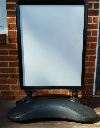 22 x 28 Sidewalk Sign for posters, double sided, water-filled base with springs