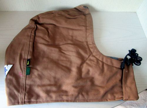 Hudson workwear 577ut-11 - workrite ultrasoft fr duck hood - snap-on brown new for sale