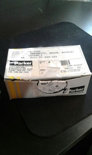 6-*PARKER* QUICK COUPLING * DIVISION *PART * NO- C J 70 4 F - 4  *