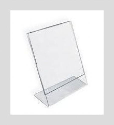 Dazzling Displays 6-pack Acrylic 8 x 10 Slanted Sign Holders