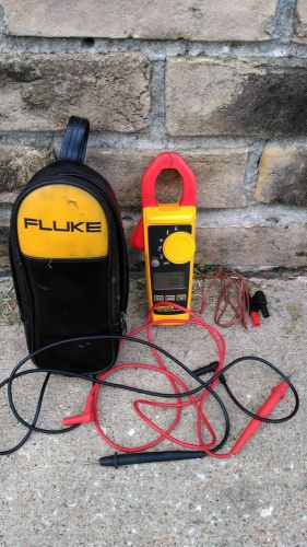 Fluke 323 true rms clamp meter, leads and carry case for sale
