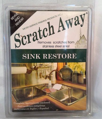 Micro-mesh scratch away sink restore - scratch remover for stainless steel sinks for sale