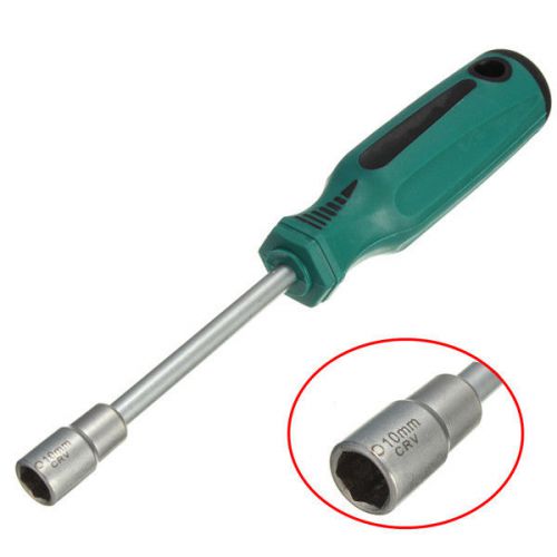 New 10mm crv metal socket wrench screwdriver hex nut key hand tool for sale
