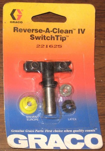 Graco 221625 reverse-a-clean iv (rac iv) switchtip airless spray tip for sale