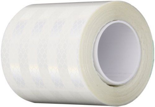 Tapecase 3m 3290 white reflective tape, 3&#034; width x 5yd length (1 roll) for sale