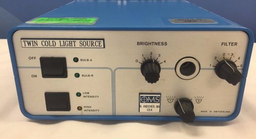 Oms twin cold light source, model 06-01-01a for sale