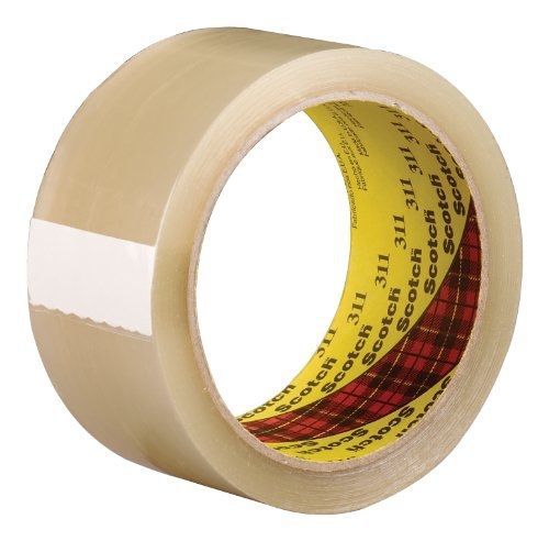 Scotch Box Sealing Tape 311 Clear, 72 mm x 100 m (Case of 24)