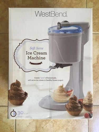 WestBend Soft Serve Ice Cream Machine