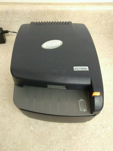 RDM EC7011F Dual Sided Check Scanner with AC Adapter As IS Untested