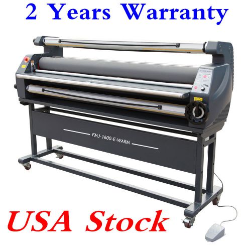 USA Stock!! 63&#034; Entry Level Full Auto Wide Format Heat Assisted Cold Laminator