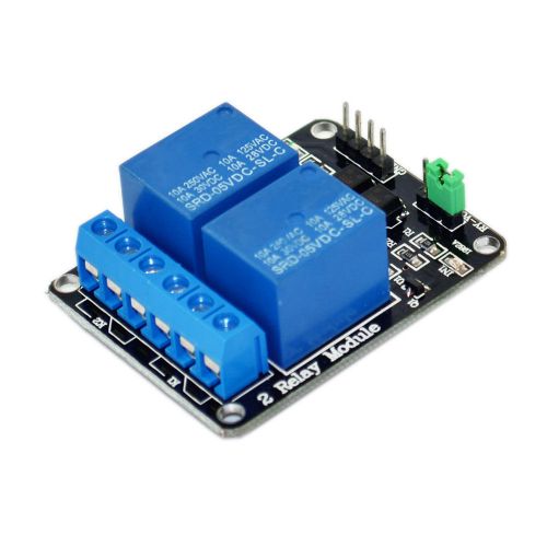 1pc-5V 2-Channel Electrical Relay Module Price Low Level Trigger Relay shield