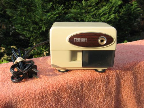 Vintage Panasonic KP-310 Auto-Stop Electric Desktop Pencil Sharpener