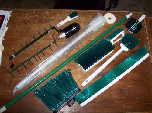 New 12 pc lot sparta spectrum supermarket produce brush kit for sale