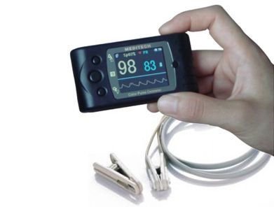 Meditech Color Monitor Pulse Oximeter for Veterinary Use