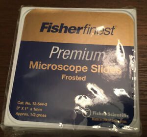 Fisher Finest Premium Frosted Microscope Slide 12-544-3