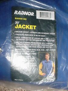 RADNOR 30&#034; WELDING JACKET, MEDIUM WEIGHT, SIZE XL, 64055163 NIP