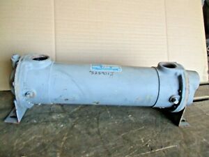 YOUNG 1-1/2&#034; HEAT EXCHANGER (BRASS) F-502-EY-2P, #525901J USED